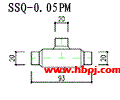 SSQ-0.05P有机玻璃水射器结构图(点击放大)