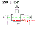SSQ-0.05P有机玻璃水射器结构图(点击放大)