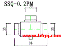 SSQ-0.2P有机玻璃水射器结构图(点击放大)